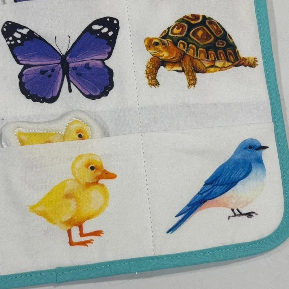 Lovevery toy toddler quilted Critter Pockets TheRealist playkit animals matching